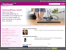 Tablet Screenshot of huishoudplaza.nl